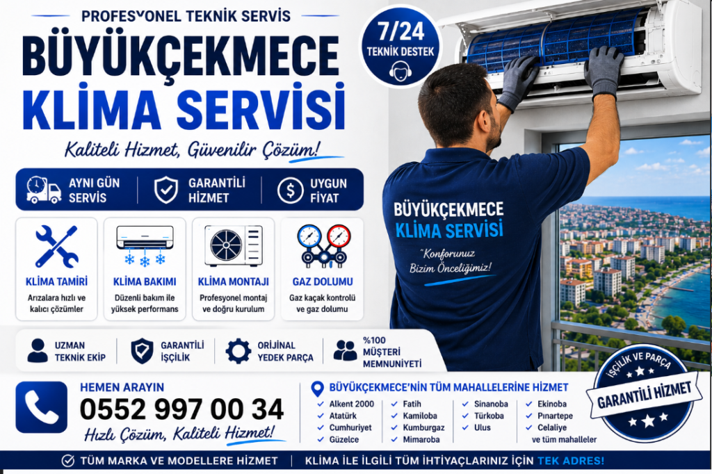 büyükçekmece klima servisi